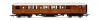 Hornby - R40454 - LNER Gresley Corridor Teak Coaches Brake 3rd 21437